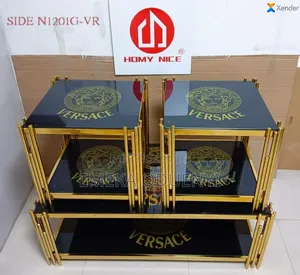 Versace Glass Top Center Table