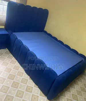 4x6 Navy Blue Bed Frame