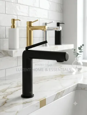 Luxury Matte Black Wash Hand Basin Mixer Tap - Brand New