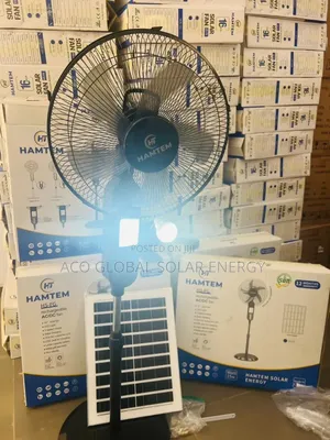 Solar Rechargeable Fan