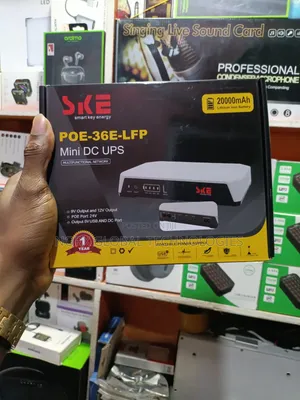 Ske Poe-36e Mini Power Bank 20000mah For Wifi Router Cctv