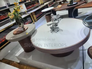 Luxury Round Coffee Table Set