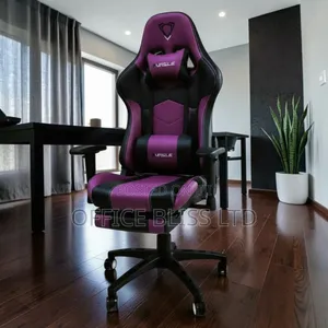 Furgle Gaming Chair With Footrest - (Purple Black)