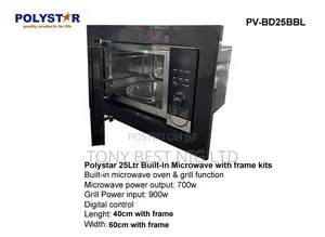 Polystar 25liters Inbuilt Microwave With Frame Kits