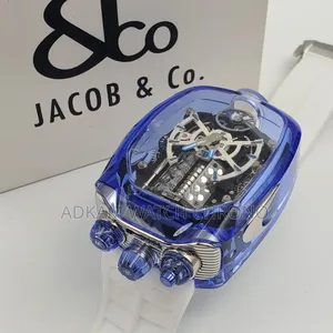 Jacob Co Bugatti Chiron Tourbillon Blue Sapphire Crystal