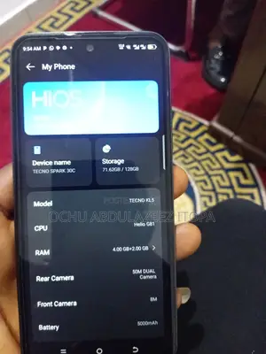 Tecno Spark 30C 128 GB Black