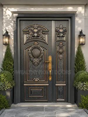 4ft Italian Copper Cast Security Door (Royal Design)
