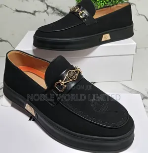 Elegant Men's Black/Brown Shoes Oso 7a