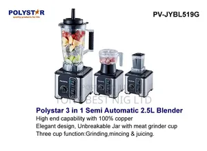 Polystar 3 in 1 Semi Automatic 2.5l Blender