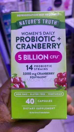 Nature's Truth Womens Probiotic +Cranberry 5 Billion Cfu X40 Capsules