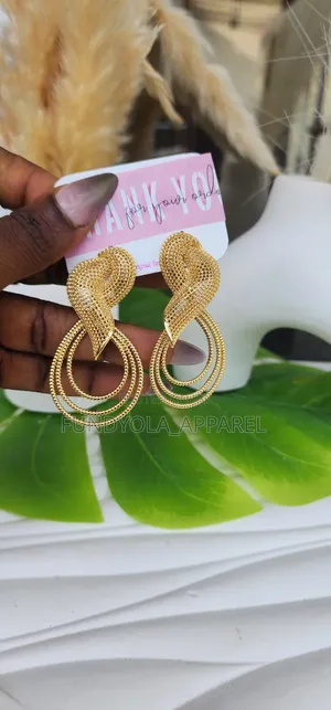 Gold Replica Drop Earring