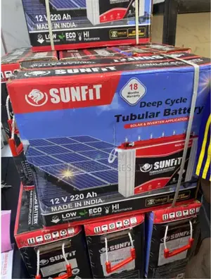 Sunfit Inverter Solar Battery 220ah 12v