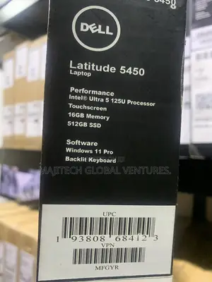 New Laptop Dell Latitude 5450 16GB Intel Core Ultra 5 SSD 512GB