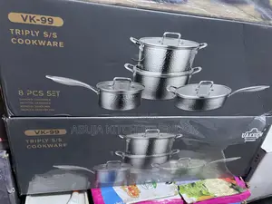 8 PCS Granite Cast Pot