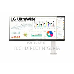 Lg 34" 21:9 Ultrawide FHD (2560 X 1080) Monitor With Ergo Stand Usb-C