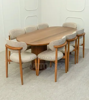 Quality Wooden Dining Table Set 6 Seater