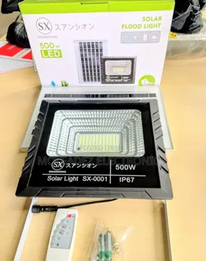 Sx High Quality 500w Solar Security Led Flood Light With Remote