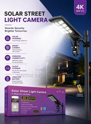 800w Solar Street Lights Camera