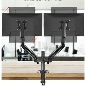 Kaloc (Ds90-2) 17-32 Inch Dual LCD Monitor Desk Mount Stand