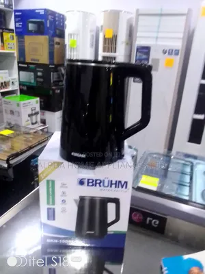 Bruhm Water Kettle Black Colour 1.5l