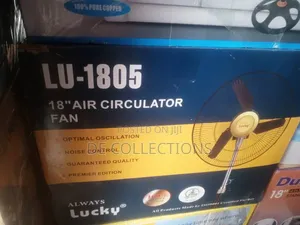 18 Inches Standing Fan With Strong Airflow Home Office Use
