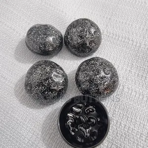 Black Large Metal Buttons