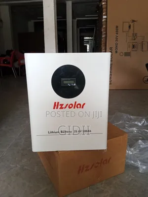 The Hz Solar 2.5kwh Lithium Battery 25.6v