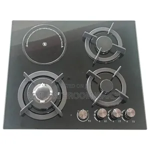 4 Burner Gas Cooker 3 Gas 1 Electric 60cm Tempered Glass Cooker8