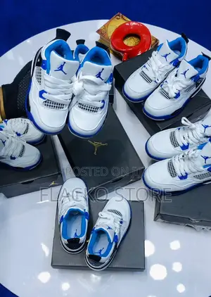 Original Air Jordan 4 Retro Sneakers for Kids