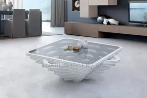 Luxury Square Glass Coffee Table