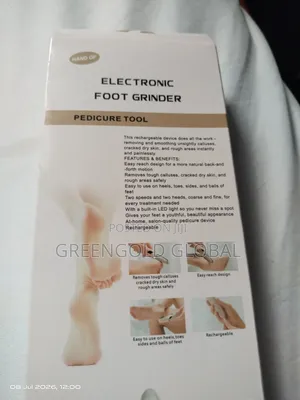 Rechargeable Electronic Pedicure Tool For Smooth, Soft Feet.