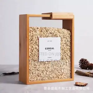 Bamboo Cereal Container