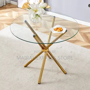 Y2 Modern Compact Round Dinner Table for Apartment Small Spaces T361