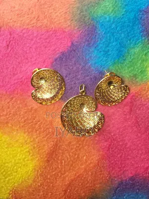Three Piece Gold Plated Jewelry Set
