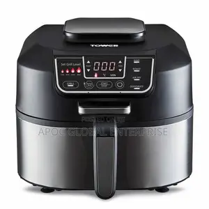 5.6litres Tower 5 in 1 Air Fryer and Smokeless Grill- 1760w
