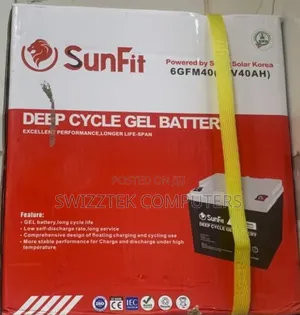 Sunfit 40ah/12v Deep Cycle Battery