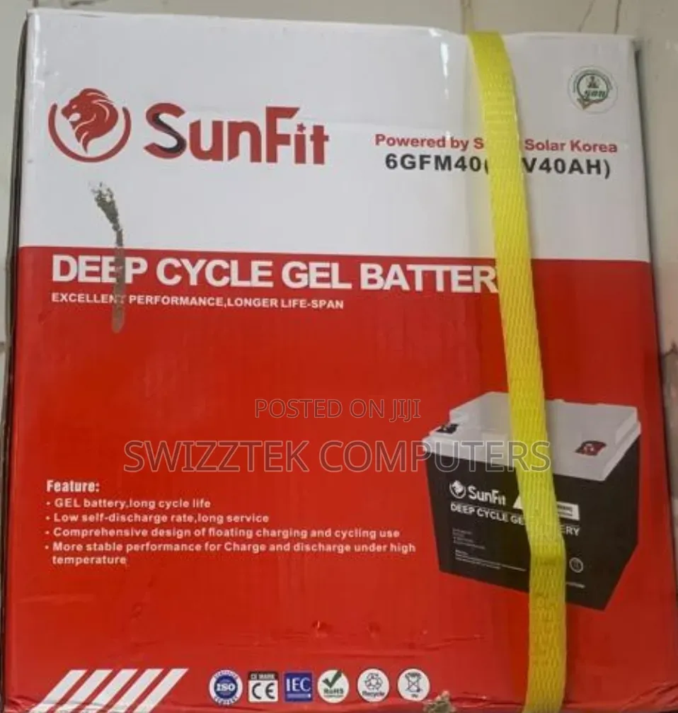Sunfit 40ah/12v Deep Cycle Battery