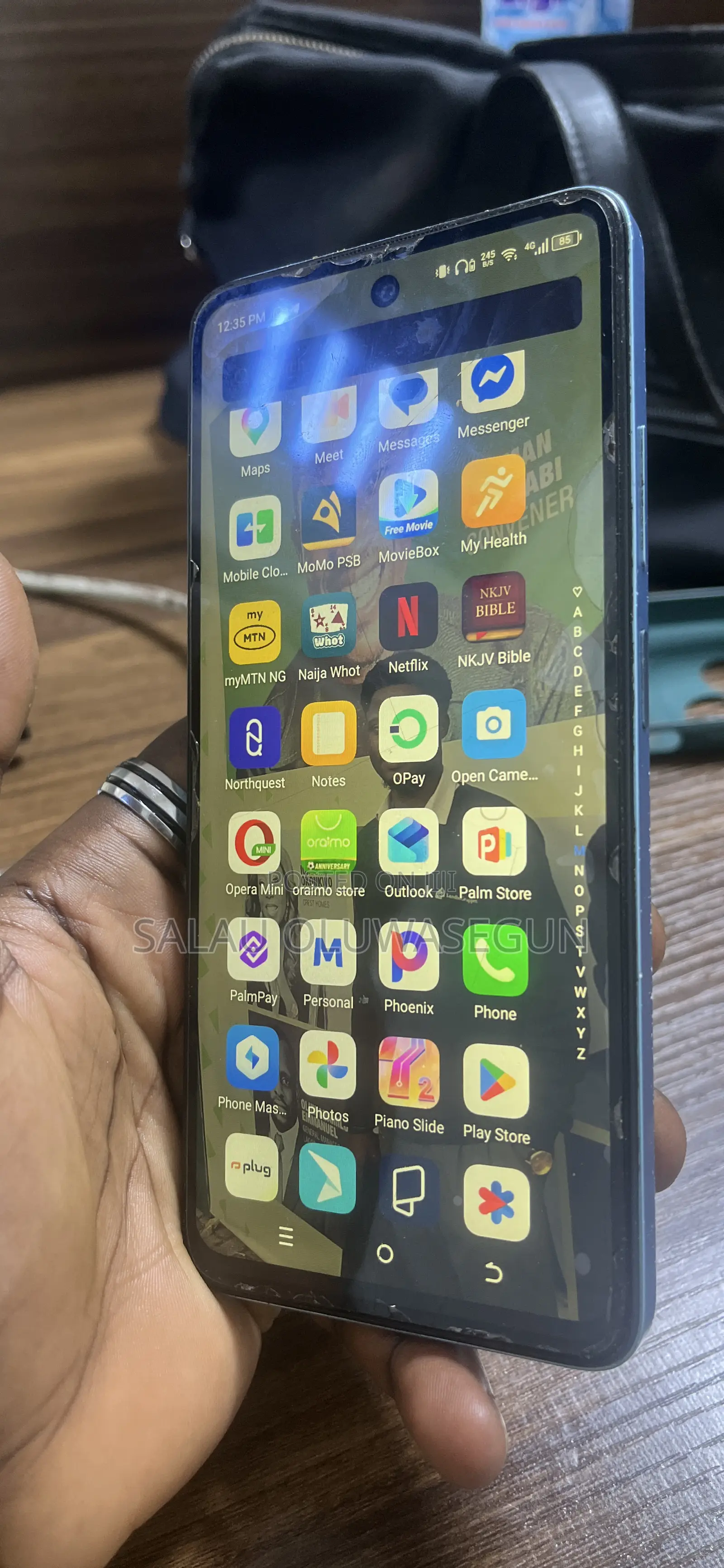 Itel P55 128 GB Blue