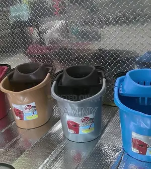 Grey Elif Plastik Mop Bucket