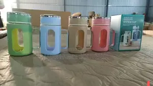 Double Layer Office Cup With Cartoon