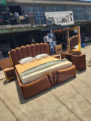 Classic Super Quality Comfortable 6by6 Upholstery Padded Bedframe