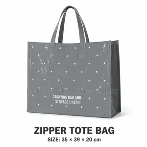 Zipper Tote Bag