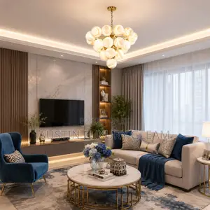 25-Glass Ball Chandelier – Modern Luxury Lighting