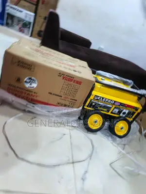 Elepaq 4.5kva Automatic Generator Model Sv6800e2 With Battery Wheels