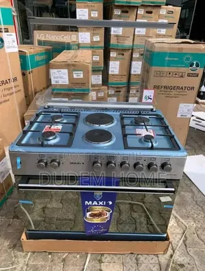 Maxi Gas Cooker Standing 6 Burner (2 Electric and 4 Burner)
