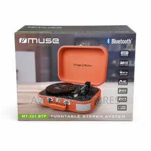 Muse Mt-201btp Turntable Stereo System