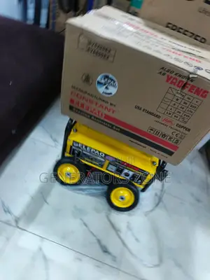 Elepaq 4.5kva Automatic Generator Model Sv6800e2 With Manual Recoil St