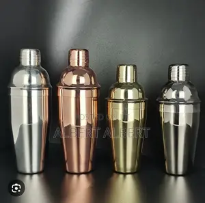 Gold, Black and Rose Gold 750ml Cocktail Shaker Stainless Steel