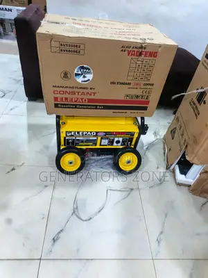 Original Elepaq 4.5kva Automatic Generator Model Sv6800e2 15l Tank