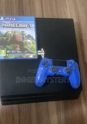 Uk Used Ps4 Pro 1tb With One Controller and Minecraft